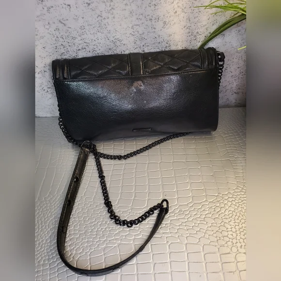 Rebecca MinkoffBlack Quilted Purse Leather Women's Bag